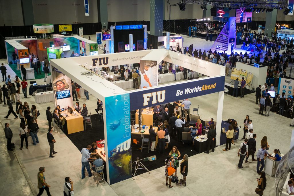 FIU pavillion at eMerge Americas conference